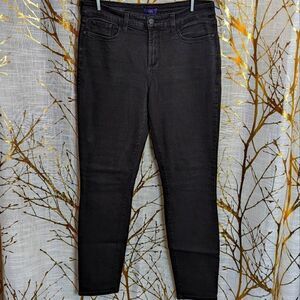 NYDJ black skinny jeans 